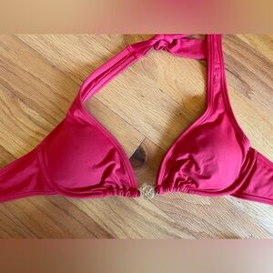 Red halter Michael Kors’s bikini top